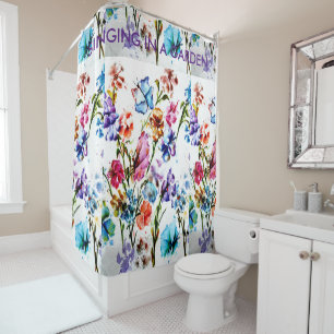 PUPPY PAW PRINTS   SHOWER CURTAIN