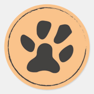 Puppy Paw Sticker