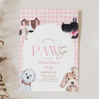 Puppy Paw-Ty Birthday Invitation