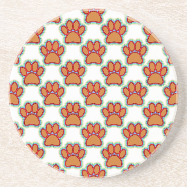 Puppy Paws Coaster (Front)