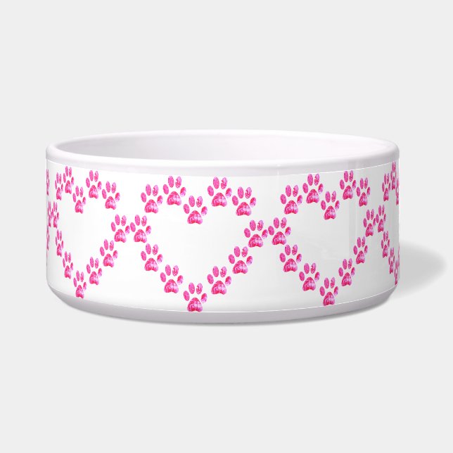 Puppy paws dog prints dad pup mum good boy rescue (Front)