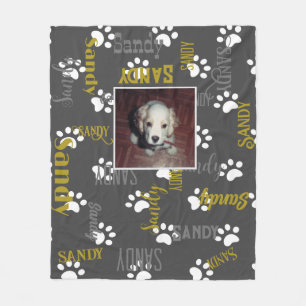 Puppy Paws Fleece Blanket