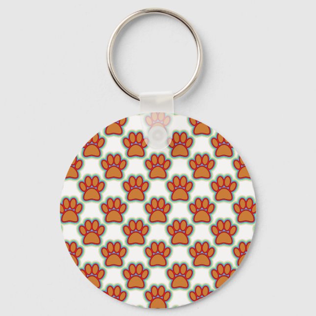 Puppy Paws Key Ring (Front)