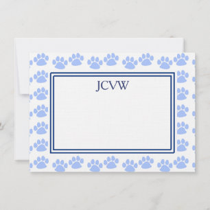 Puppy Paws Note Card