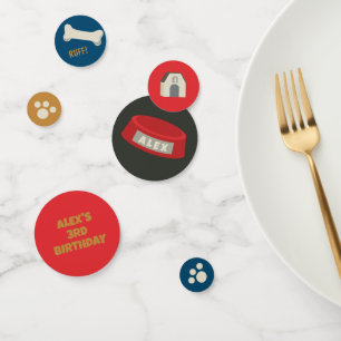 Puppy Pawty Birthday Decoration Confetti