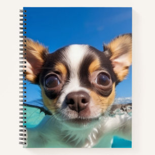 Puppy Pet Dog Animal Fun Playing Water  Notebook