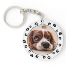 Puppy Photo Keychain