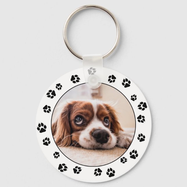 Puppy Photo Keychain (Front)