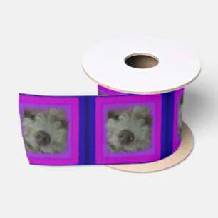 Puppy photo Ribbon Satin Ribbon
