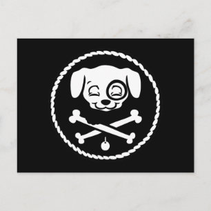 Puppy Pirate Postcard
