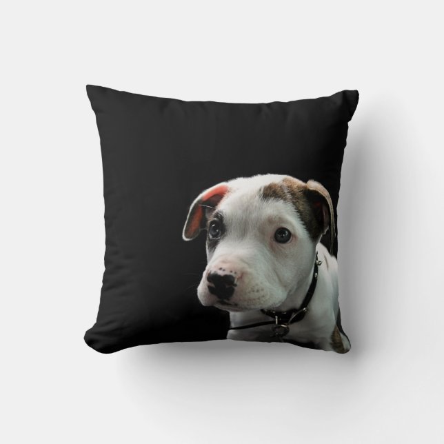 Puppy Pit Bull T-Bone Cushion (Front)