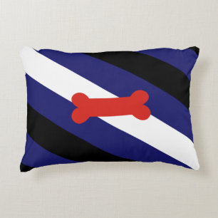 Puppy Play Pride Flag Decorative Cushion