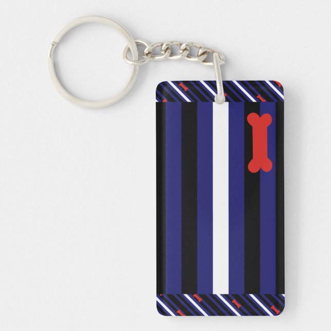 PUPPY PLAY PRIDE FLAG KEY RING (Front)
