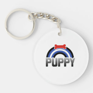 Puppy Play Pride Key Ring