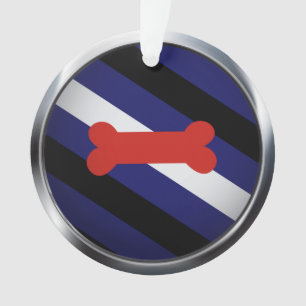 PUPPY PLAY PRIDE MEDALLION ORNAMENT