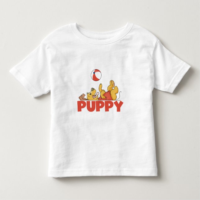 Puppy Plays  Toddler T-Shirt (Front)