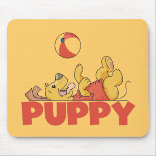 Puppy Plays TShirts and Gifts Mouse Pad