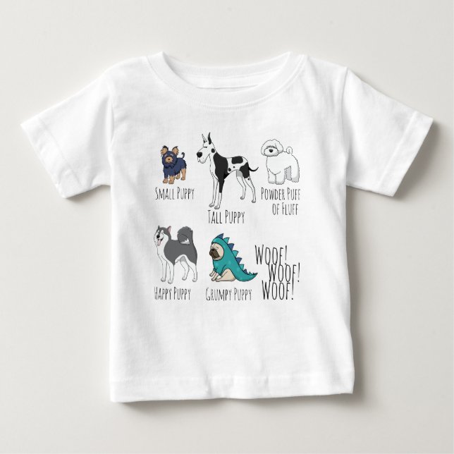 Puppy Poem Baby T-Shirt (Front)