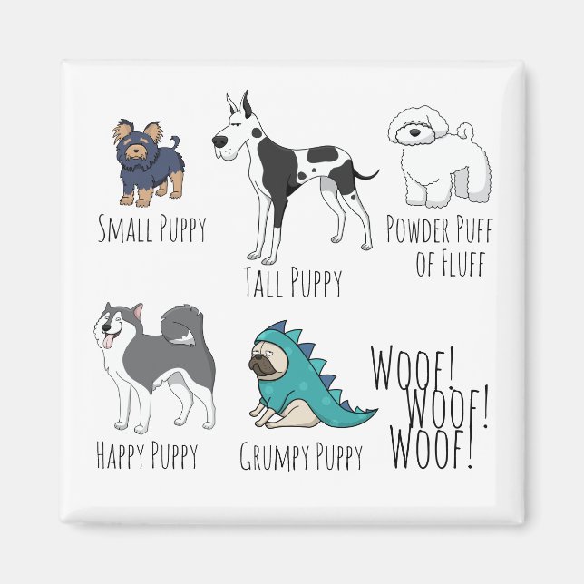 Puppy Poem Magnet (Front)