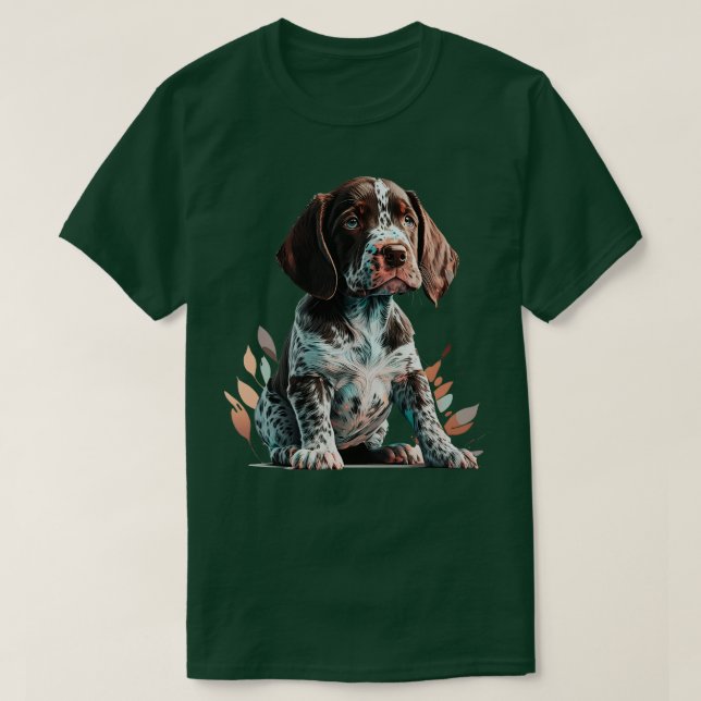 Puppy pointer dog 1 T-Shirt (Design Front)