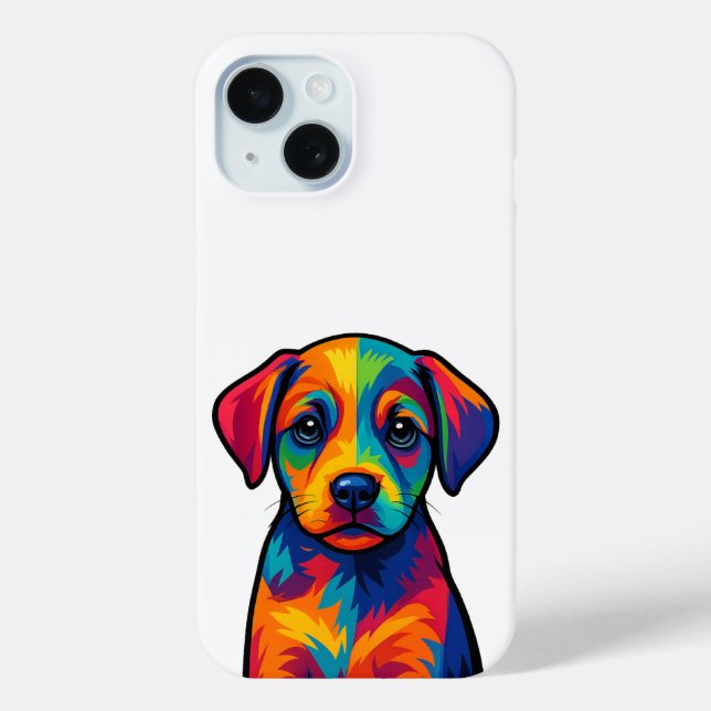 puppy popart Case-Mate iPhone case (Back)