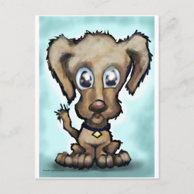 Puppy Postcard (Front)