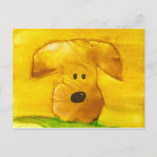 Puppy postcard