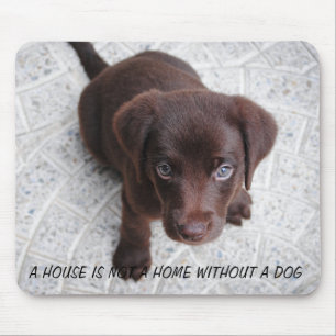 Puppy Quote Mouse Pad