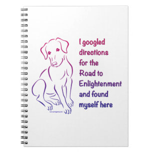 Puppy Road to Enlightenment Notebook