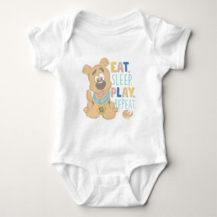 Puppy Scooby-Doo "Eat, Sleep, Play, Repeat" Baby Bodysuit