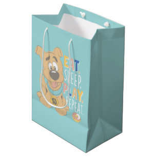 Puppy Scooby-Doo "Eat, Sleep, Play, Repeat" Medium Gift Bag