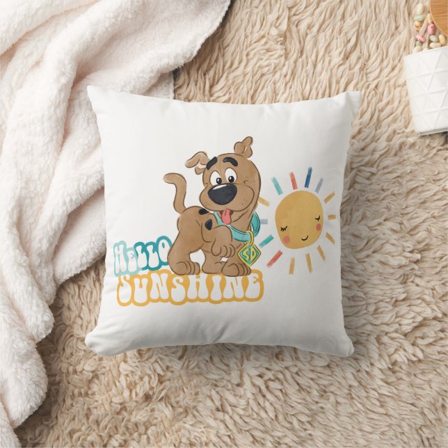 Puppy Scooby-Doo "Hello Sunshine" Cushion (Blanket)