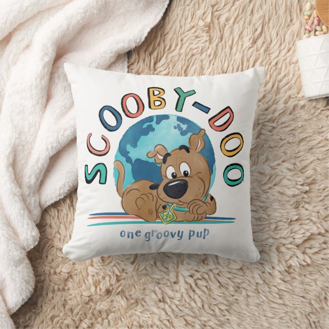 Puppy Scooby-Doo "One Groovy Pup" Cushion (Blanket)