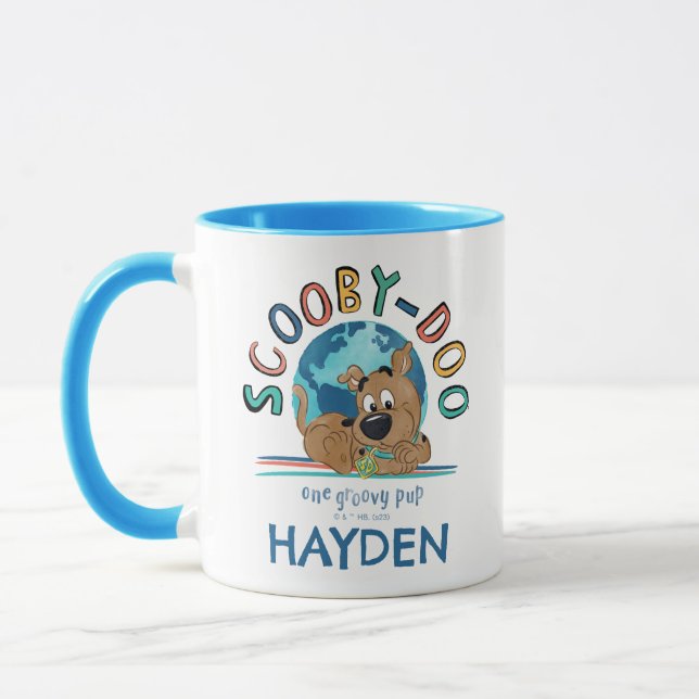 Puppy Scooby-Doo "One Groovy Pup" Mug (Left)