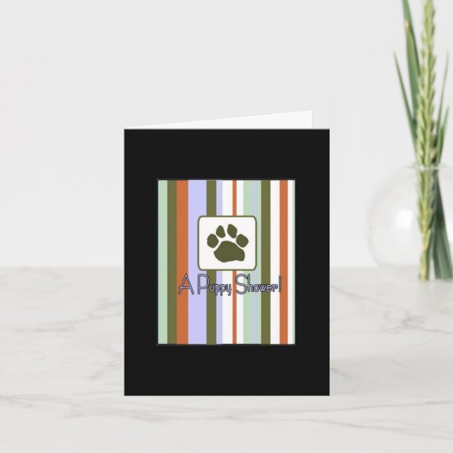 Puppy shower invitation (Front)