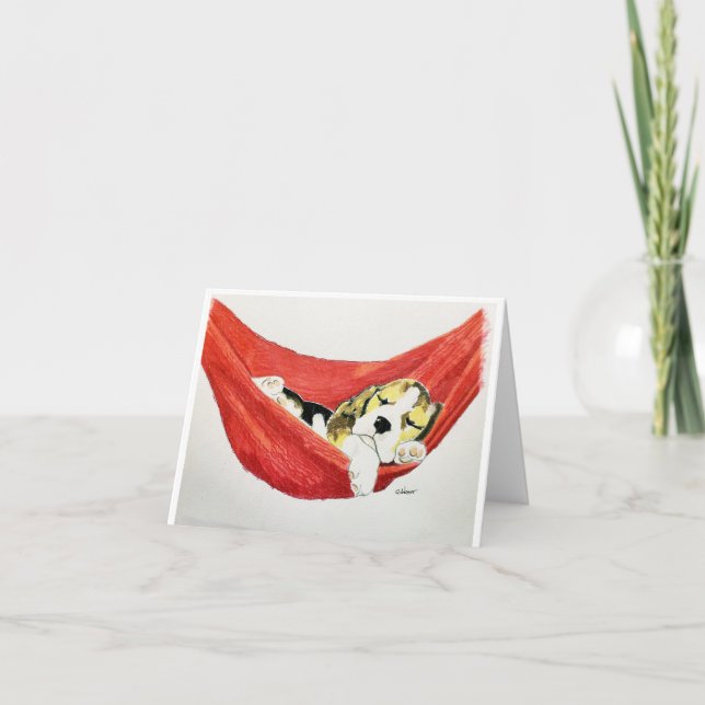 Puppy Slumber Notecard (Front)