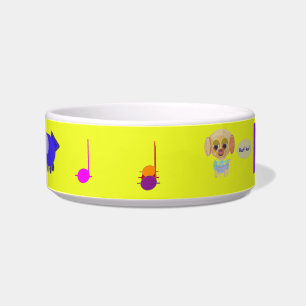 Puppy Spaceship Ceramic Pet Bowl