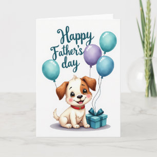 Puppy Sweet Fathers Day Card