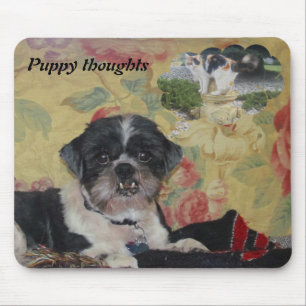 Puppy Thoughts Mouse Pad