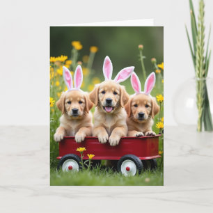 Puppy Wagon Party Fun Sweet Card