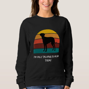 Puppy Walk I'm Only Talking To My Dog Today Sweatshirt