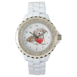 Puppy with Heart Gift For You Love Watch Gift