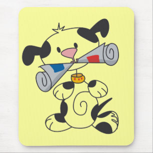 Puppy With Newspaper T-shirts and Gifts Mouse Pad