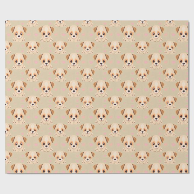 Puppy Wrapping Paper (Flat)