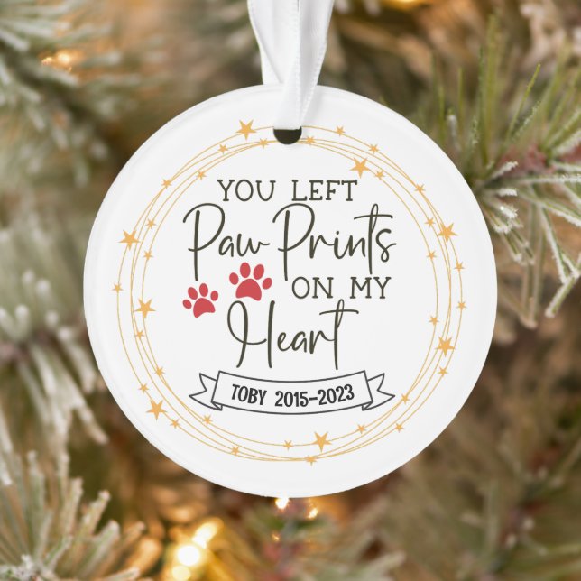 Puppy's First Christmas Ornament (Tree)