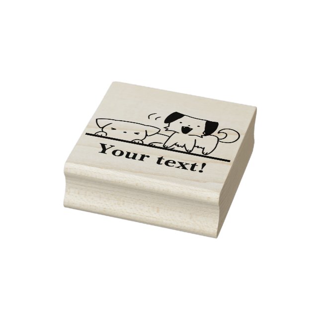 Puppy's puppies  rubber stamp (Stamp)