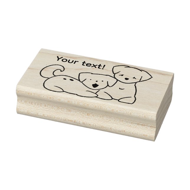 Puppy's  rubber stamp (Stamp)