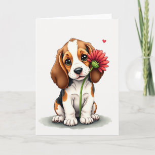 Puppys Sweetest Mothers Day Card