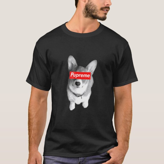 Pupreme Corgi T-Shirt (Front)