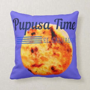 Pupusa Time El Salvador Cushion